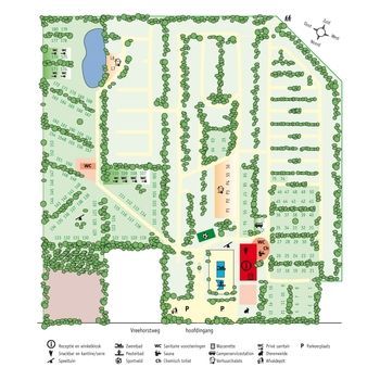 Camping Vreehorst: Plattegrond